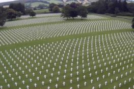 The Henri-Chapelle American Cemetery in Belgium is a final resting place for 7,992 American servicemen killed in WWII.